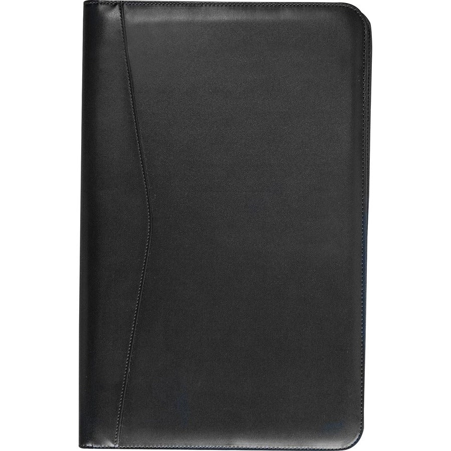 Dacasso Deluxe Legal Portfolio - 8 1/2’’ x 14’’ - Black - 1 Each - Letter & Jr. Pads
