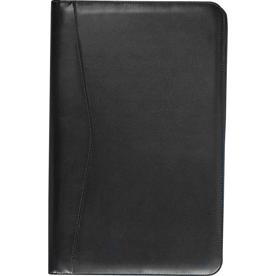 Dacasso Deluxe Legal Portfolio - 8 1/2’’ x 14’’ - Black - 1 Each - Letter & Jr. Pads