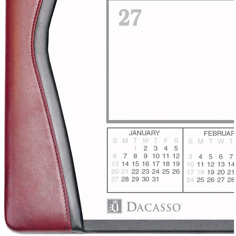 Dacasso Leather Calendar Desk Pad - Alternate-Image1