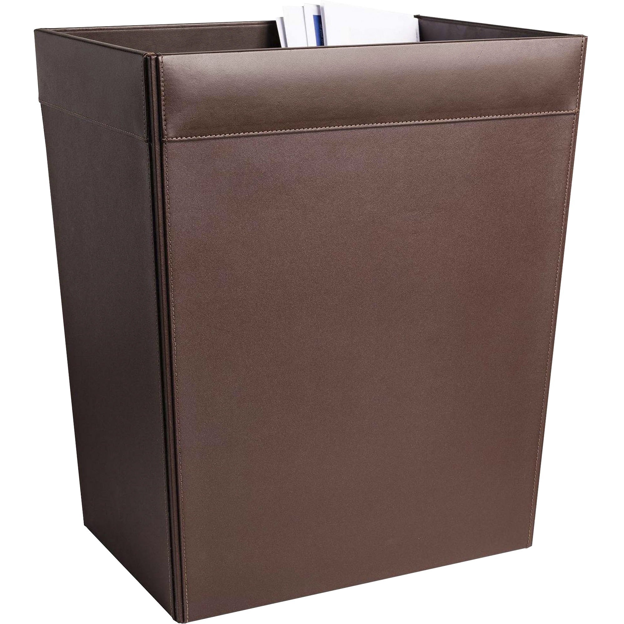 Dacasso Leather Waste Basket - 2000