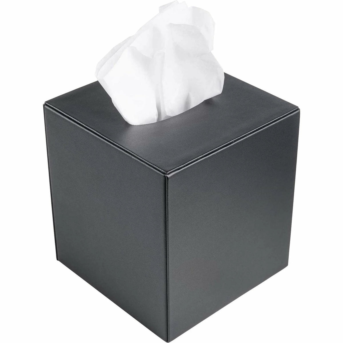 Dacasso Leatherette Tissue Box Cover - Elegant Design - Facial Tissues