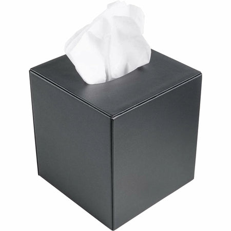 Dacasso Leatherette Tissue Box Cover - Elegant Design - Facial Tissues