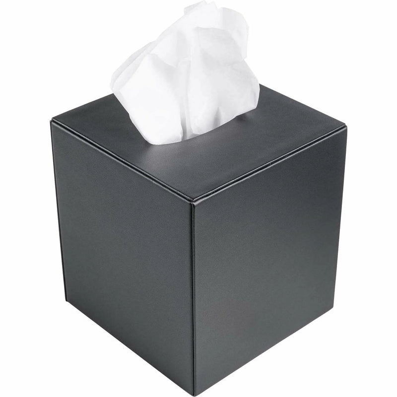 Dacasso Leatherette Tissue Box Cover - Elegant Design - Facial Tissues