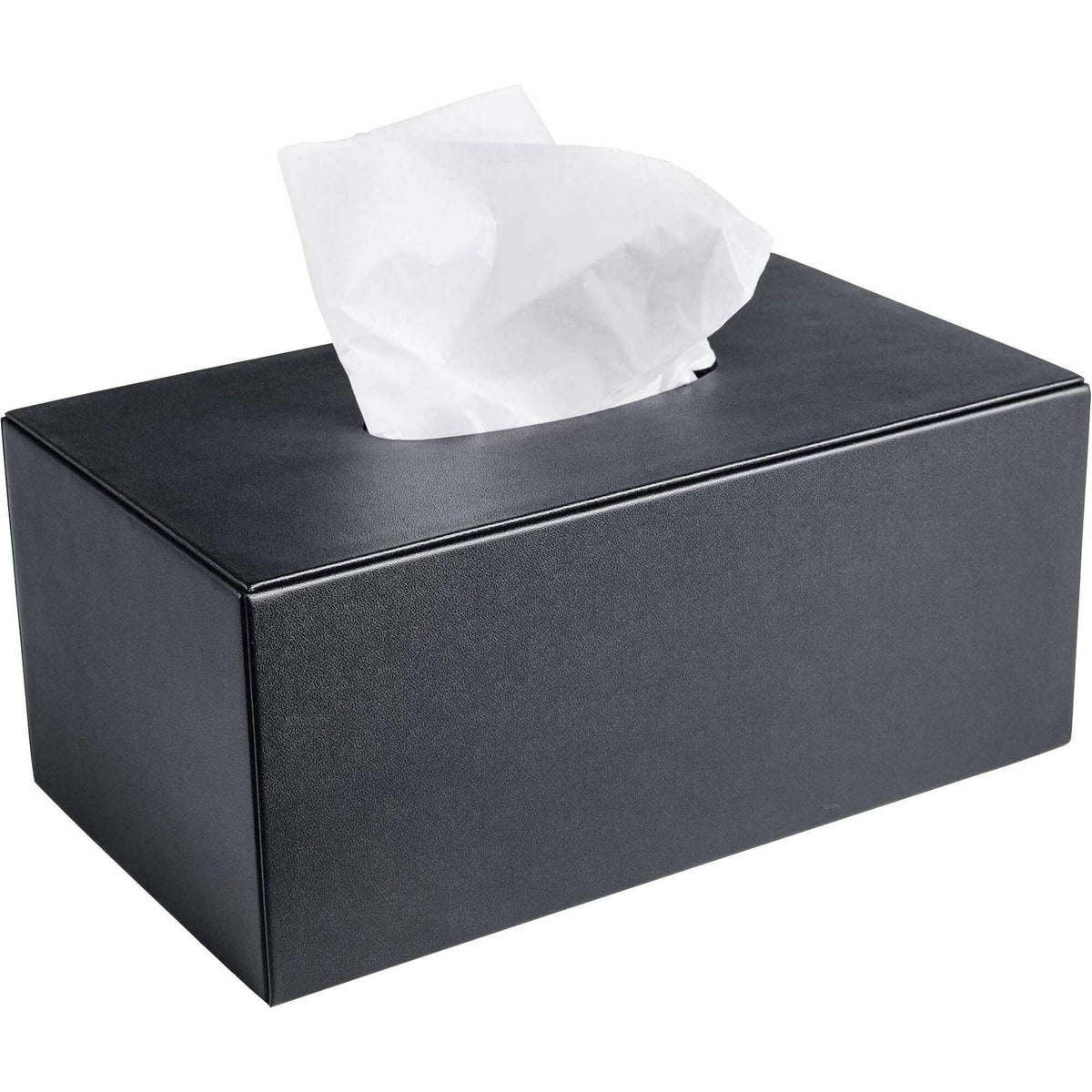 Dacasso Leatherette Tissue Box Cover - Faux Leather - Facial Tissues