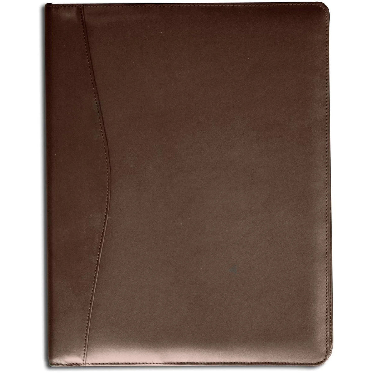 Dacasso Letter Pad Folio: 8 1/2’’ x 11’’ in Chocolate Brown - Padfolios & Holders