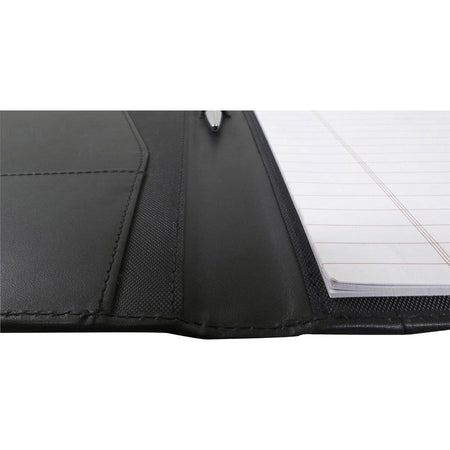 Dacasso Letter Portfolio - 8 1/2’’ x 11’’ - Black - 1 Each - Legal & Jr. Pads