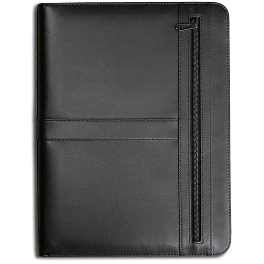 Dacasso Letter Portfolio - 8 1/2’’ x 11’’ - Black - 1 Each - Legal & Jr. Pads