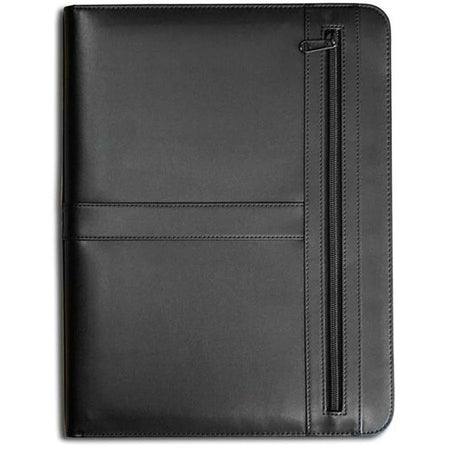 Dacasso Letter Portfolio - 8 1/2’’ x 11’’ - Black - 1 Each - Legal & Jr. Pads
