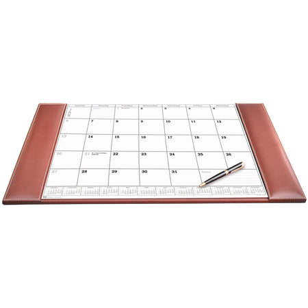 Dacasso Rustic Leather Calendar Desk Pad - 2000