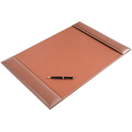 Dacasso Rustic Leather Calendar Desk Pad - Left