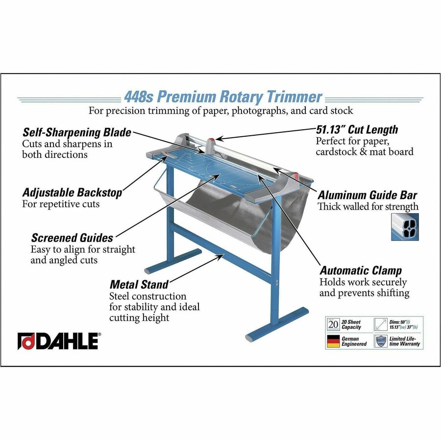 Dahle 448s Large-Format Rolling Trimmer - Alternate-Image8