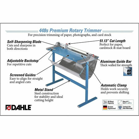Dahle 448s Large-Format Rolling Trimmer - Alternate-Image8