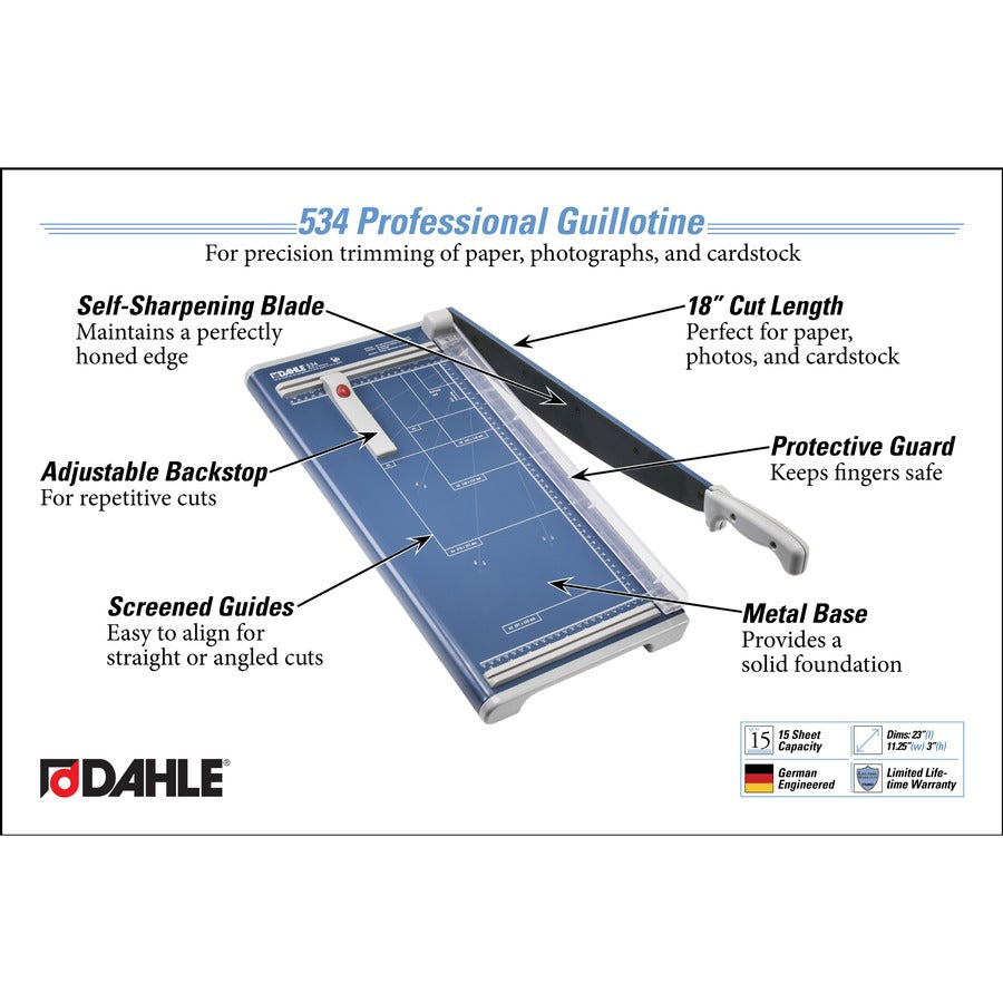 Dahle 534 Professional Guillotine Trimmer - Alternate-Image6