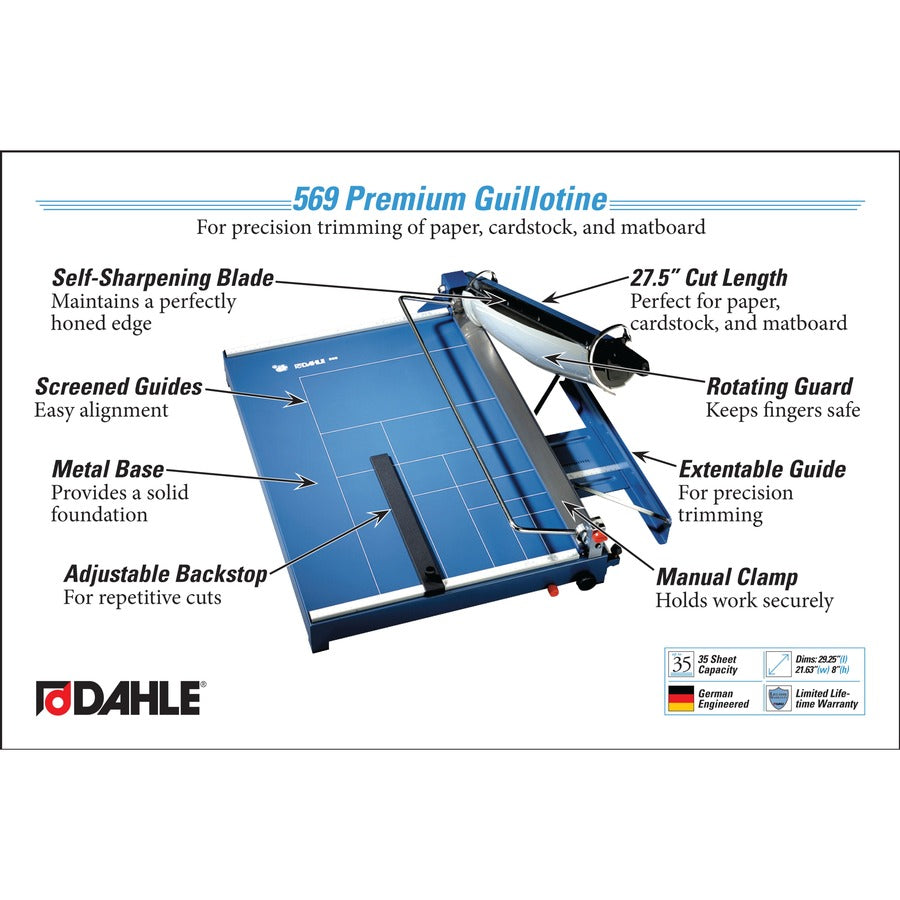 Dahle 569 Premium Guillotine Trimmer - Alternate-Image7