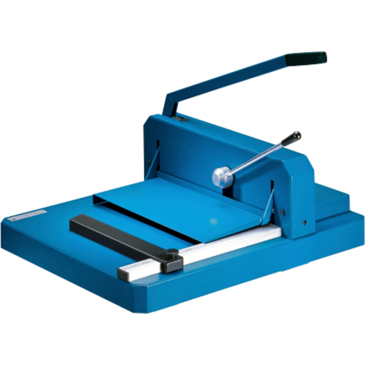 Dahle 842 Professional Stack Cutter: 200-Sheet Capacity 16.88’’ Length Ground Blade - Blue - Paper Trimmers &
