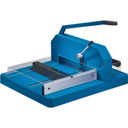 Dahle 846 Professional Stack Cutter: 500-Sheet Capacity 16.88’’ Length Durable Steel Design - Paper Trimmers &