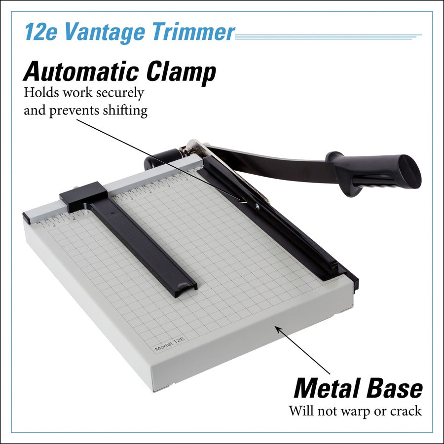 Dahle Vantage 12e Guillotine Paper Trimmer - Alternate-Image2
