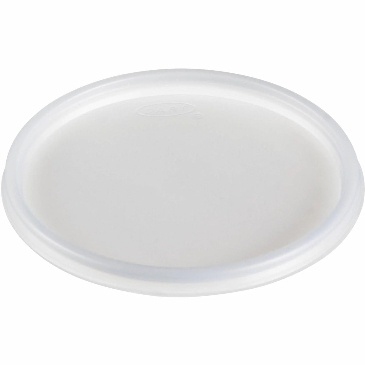 Dart 20 oz Plastic Lid for Breakroom Cups - Translucent - 100/Pack