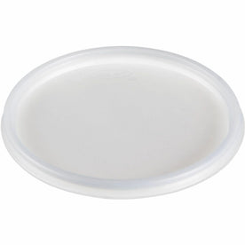 Dart 20 oz Plastic Lid for Breakroom Cups - Translucent - 100/Pack