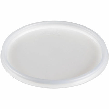 Dart 20 oz Plastic Lid for Breakroom Cups - Translucent - 100/Pack
