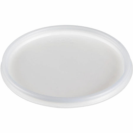 Dart 20 oz Plastic Lid for Breakroom Cups - Translucent - 100/Pack