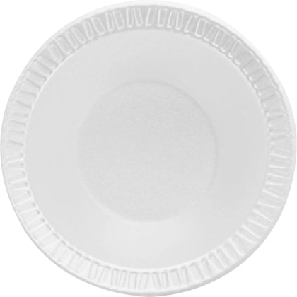 Dart Concorde 6 oz Foam Bowls - White Textured - 125/Bag