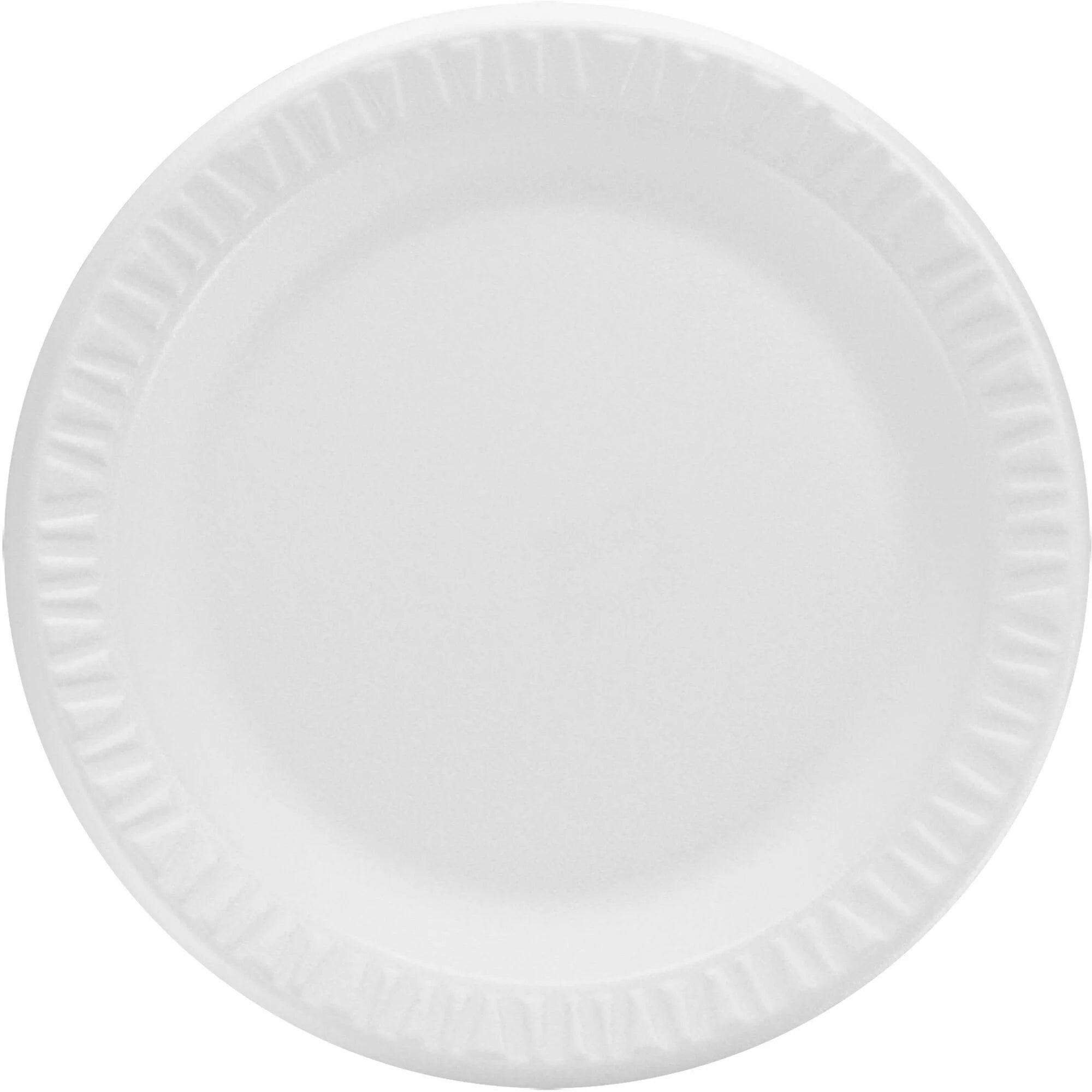 Dart Concorde 9’’ Foam Plates - Disposable White - 125/Bag 4/Carton