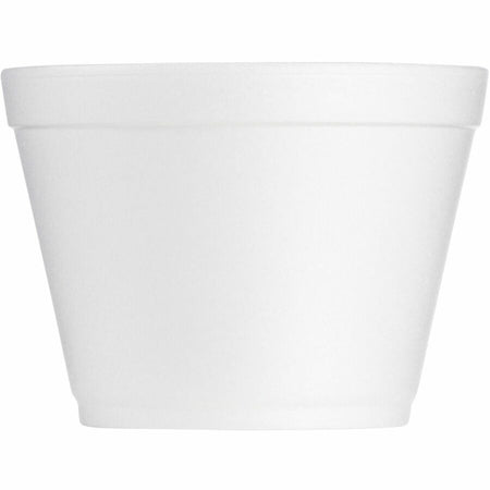 Dart J Cup 16 oz Foam Food Containers - fl - Round - White - Sauce Ice Cream - 25/Pack - 20 / Carton - Storage