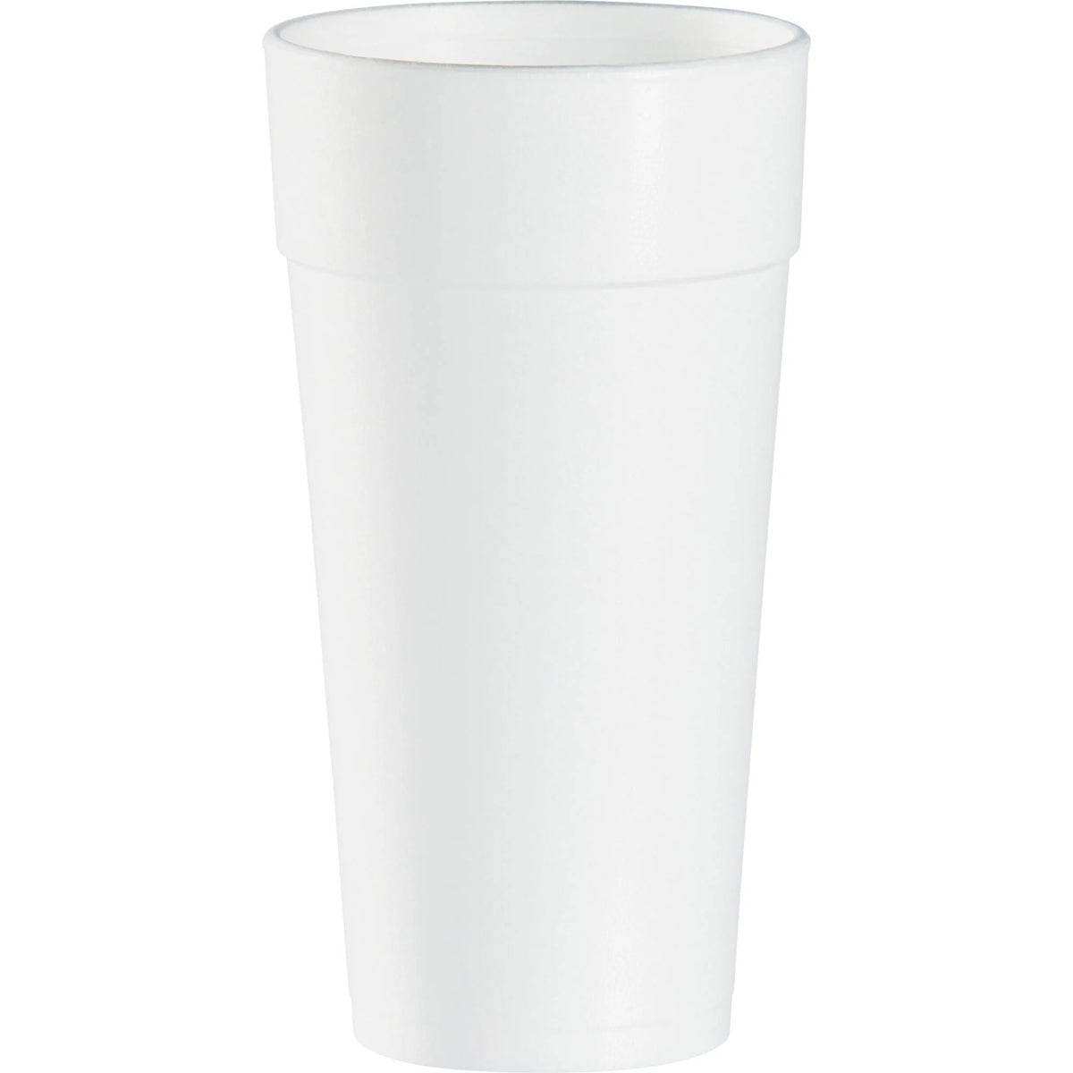 Dart J Cup 24 oz Insulated Foam Cups: White fl - 20/Bag - Cups