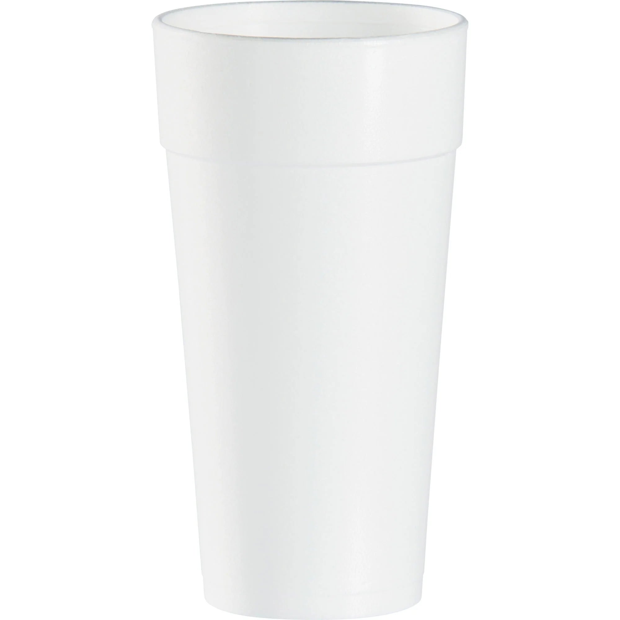 Dart J Cup 24 oz Insulated Foam Cups: White fl - 20/Bag - Cups