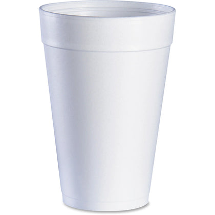 Dart J Cup 32 oz Insulated Foam Cups - White - 25/Pack