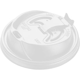 Dart Reclosable Hot Beverage Cup Lids - White - 100 / Pack - Cups
