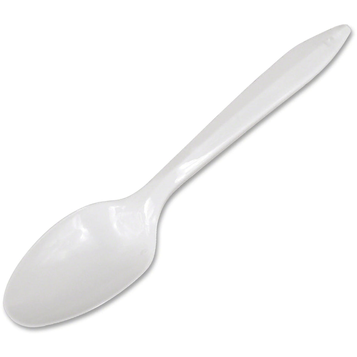 Dart Style Setter Medium-weight Plastic Cutlery White 1000 / Carton Teaspoon Disposable (DCCS6BW)