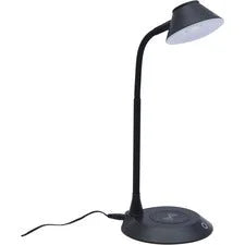 Data Accessories Company MP-323 LED Desk Lamp - 5 W Bulb - Adjustable Brightness Qi Wireless Charging Flicker-free