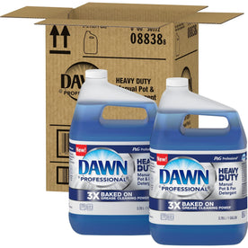 Dawn Heavy Duty Pot/Pan Detergent - 128 fl oz - Blue - 2/Carton - Dish/Dishwasher Detergents
