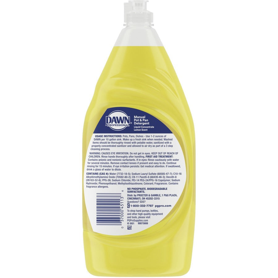 Dawn Manual Pot/Pan Detergent - Rear