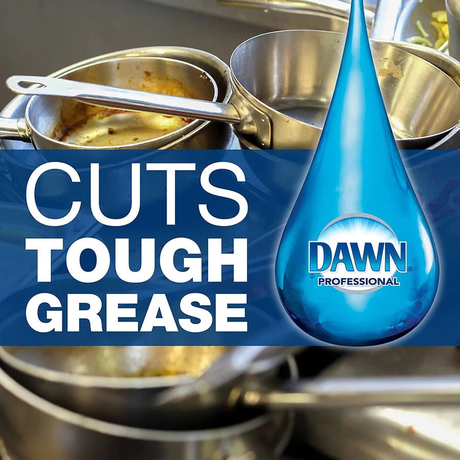 Dawn Manual Pot/Pan Detergent: Original Scent 128 fl oz - Grease & Soil Remover - Dish/Dishwasher Detergents