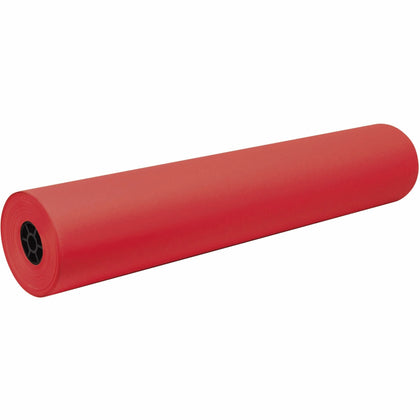 Decoro Flame-Retardant Art Paper Roll - Festive Red - 7’’x36’’x1000 ft - Rolls/Tissue