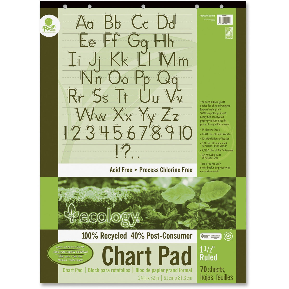 Decorol Recycled Chart Pad - 2000