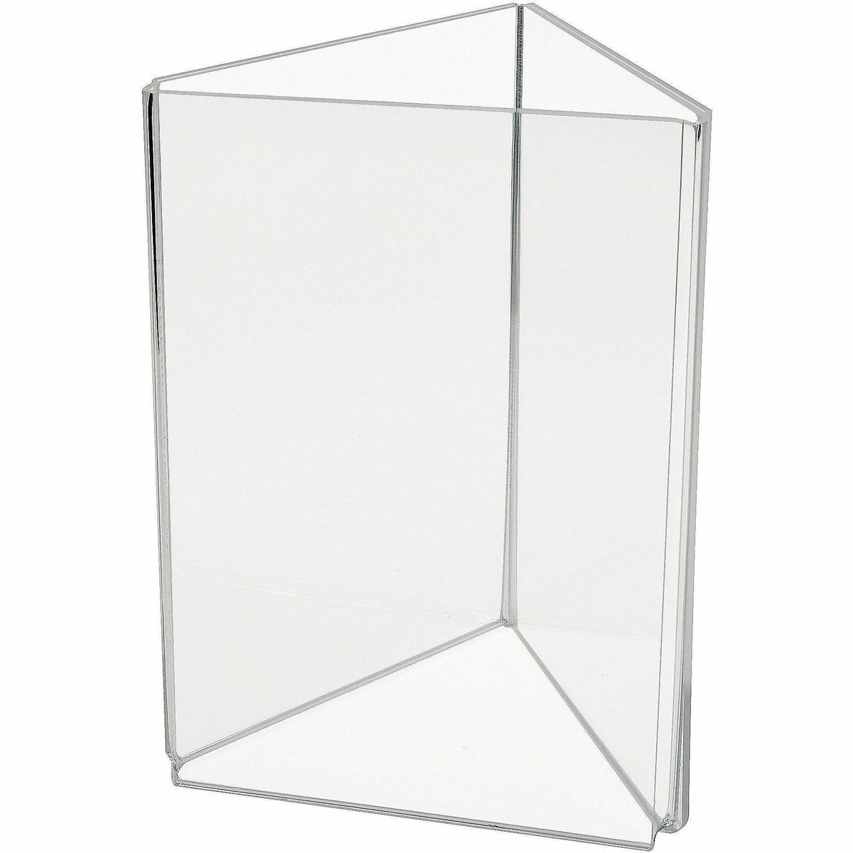 Deflecto 3-Sided Sign/Menu Holder - 2000
