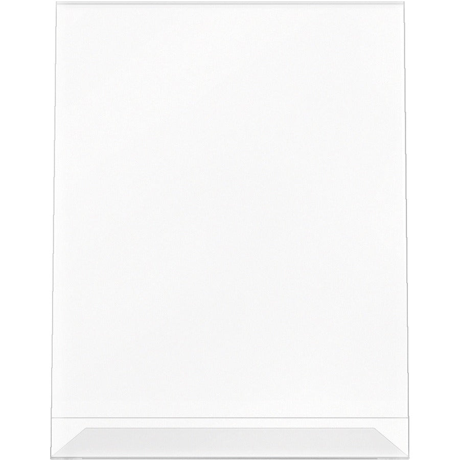 Deflecto Anti-Glare Slanted Sign Holder - Front