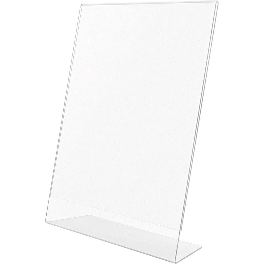 Deflecto Anti-Glare Slanted Sign Holder - Left