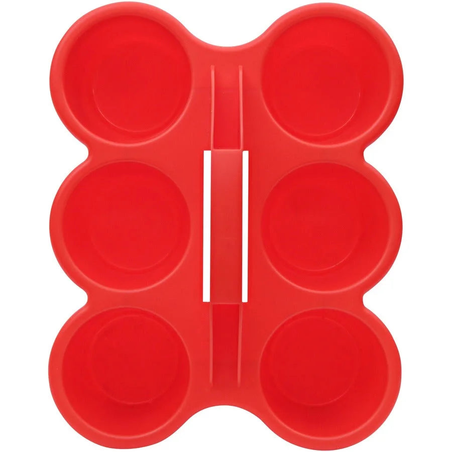 Deflecto Antimicrobial Kids 6 Cup Caddy: Lightweight Portable Organizer - Classroom Organizers