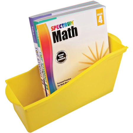 Deflecto Antimicrobial Kids Book Bin - Portable Mold-Resistant Storage - Classroom Organizers