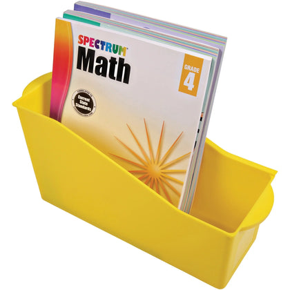 Deflecto Antimicrobial Kids Book Bin - Portable Mold-Resistant Storage - Classroom Organizers