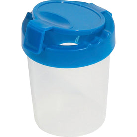 Deflecto Antimicrobial Kids No Spill Paint Cup: Blue Cup for Mess-Free Painting - Arts & Crafts Kits/Accessories
