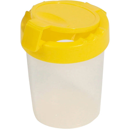 Deflecto Antimicrobial Kids No Spill Paint Cup Yellow - 2000
