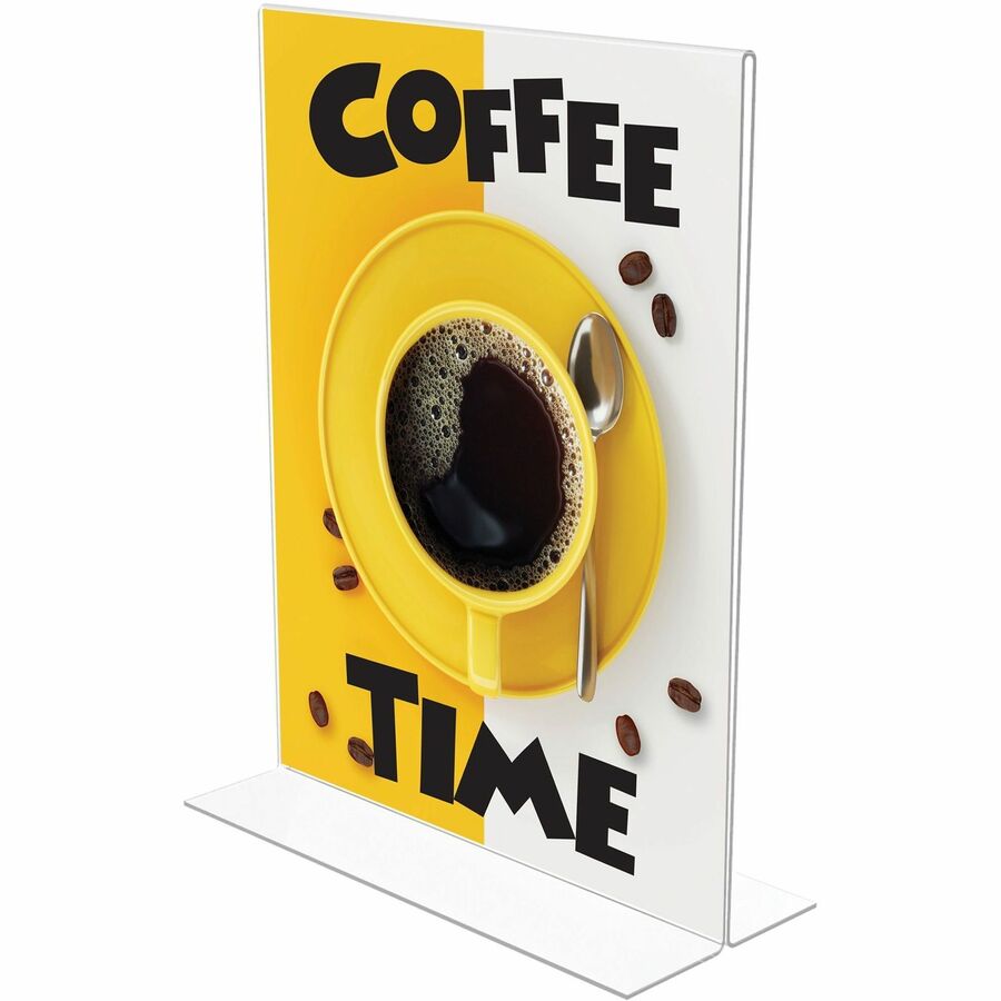 Deflecto Classic Image Double-Sided Sign Holder - Left