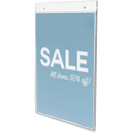 Deflecto Classic Image Wall Mount Sign Holder - Left