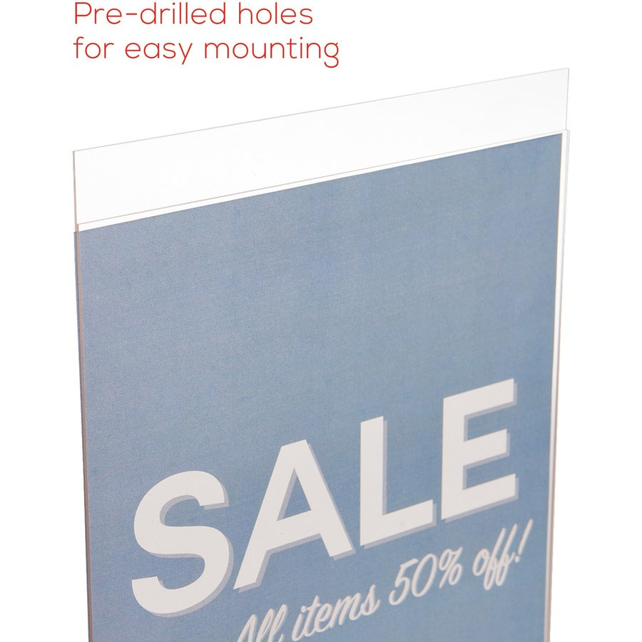 Deflecto Classic Image Wall Mount Sign Holder - Top